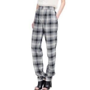 REBECCA TAYLOR Plaid Viscose /Wool Pants sz 4